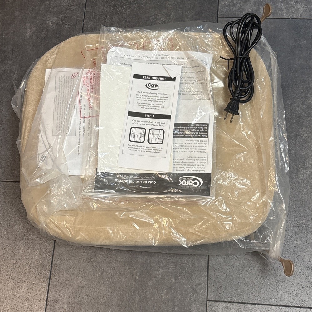 Up Easy Power Seat Electric Portable Lifting UPEP100 300lbs Carex UpEasy New